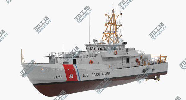 images/goods_img/20210312/Coast Guard Cutter Jacob Poroo Sentinel Class Ship 3D model/2.jpg
